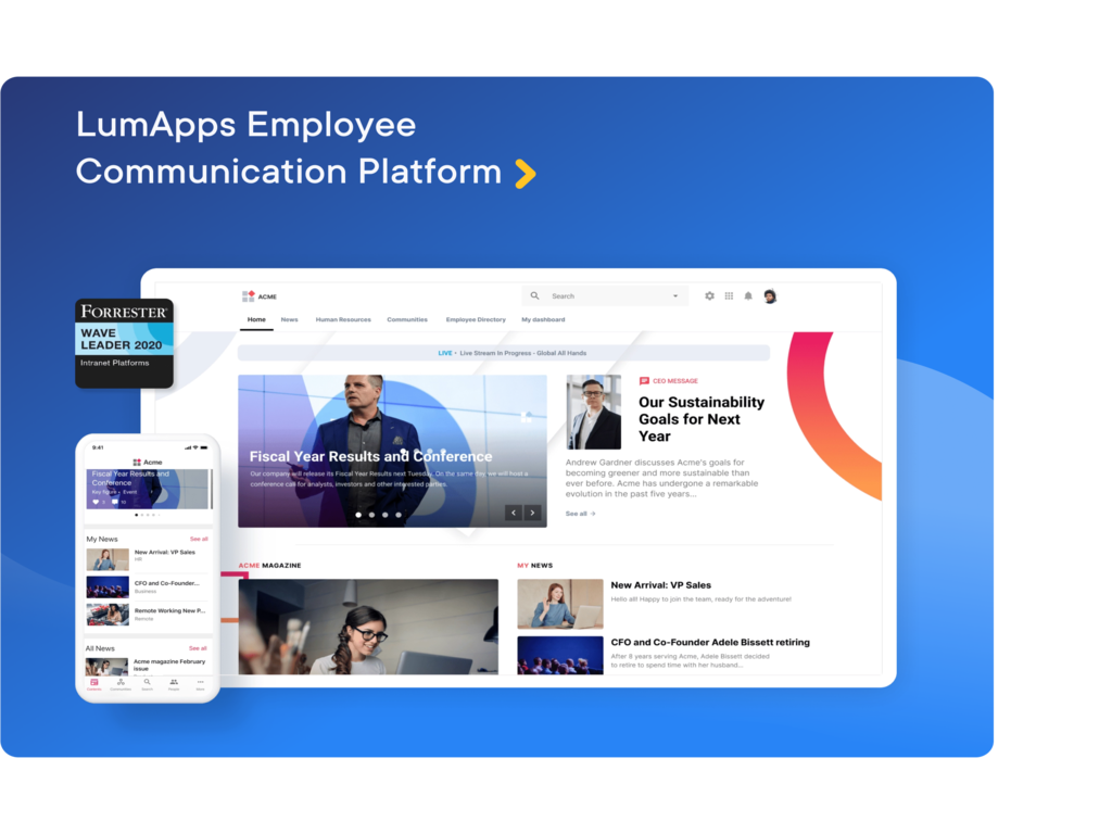 LumaApps employee engagement software